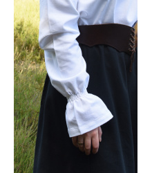 Mittelalter Carmen-Bluse, weiß