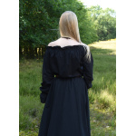 Mittelalter Carmen-Bluse, schwarz