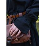 Mittelalter Carmen-Bluse, schwarz