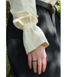 Mittelalter Carmen-Bluse, natur