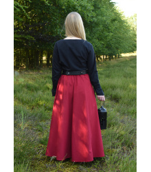 Mittelalter Bluse Aila mit Schnürung, schwarz