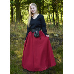 Mittelalter Bluse Aila mit Schnürung, schwarz