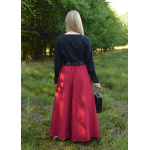 Mittelalter Bluse Aila mit Schnürung, schwarz