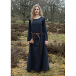 Schlichtes Mittelalterkleid Afra aus Canvas, dunkelblau