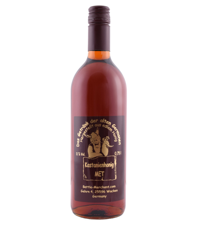 Met mit Kastanienhonig, 0,75l Flasche, 11% Vol.