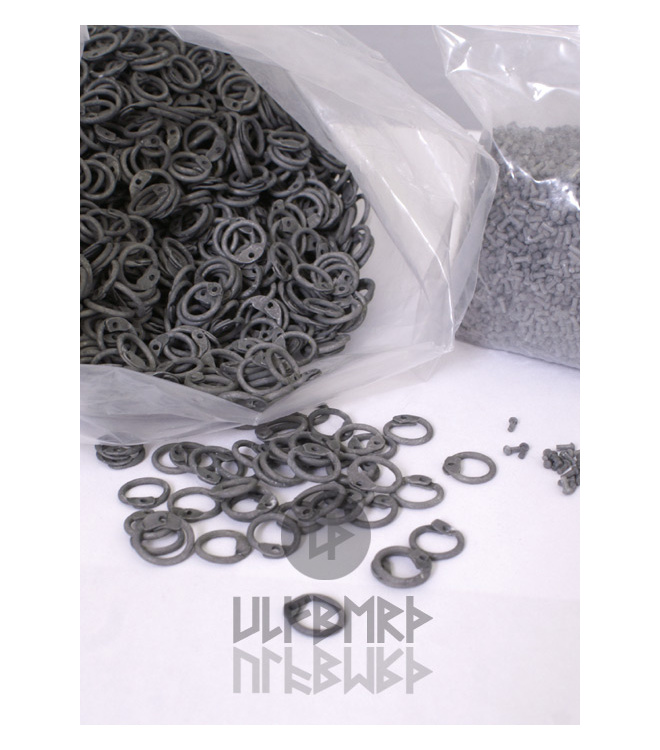 ARR 1 kg lose runde Ringe zum Vernieten, ID 8 mm, Aluminiumdraht