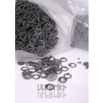 ARR 1 kg lose runde Ringe zum Vernieten, ID 8 mm, Aluminiumdraht