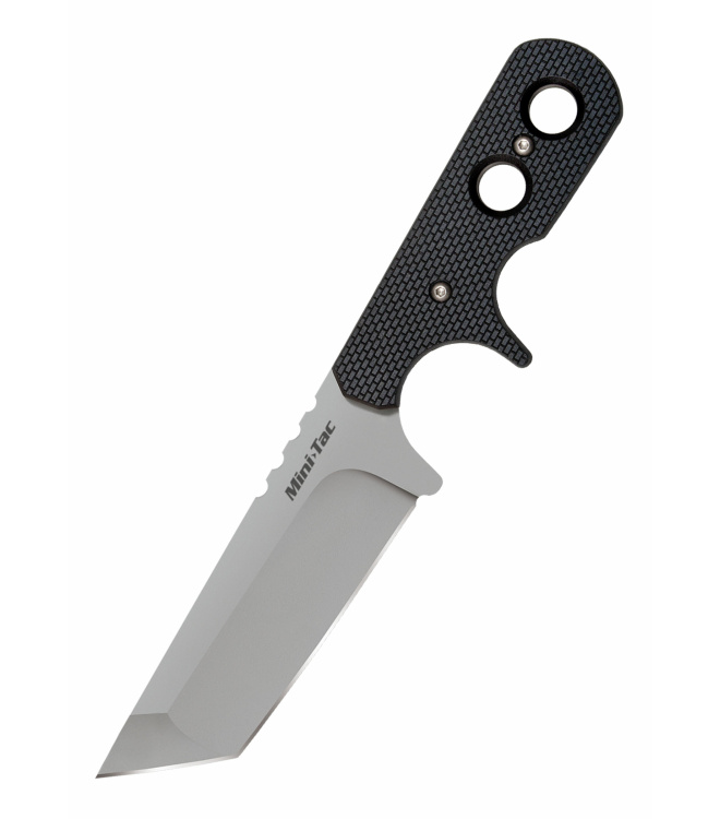 Mini Tac Tanto, Halsmesser mit glatter Klinge