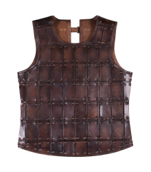 Mittelalterliche Brigantine, Brustpanzer aus Leder,...