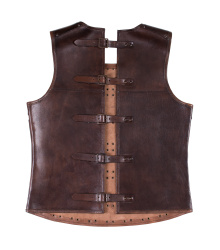 Mittelalterliche Brigantine, Brustpanzer aus Leder,...