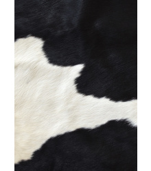 Rinderfell, schwarz-weiß