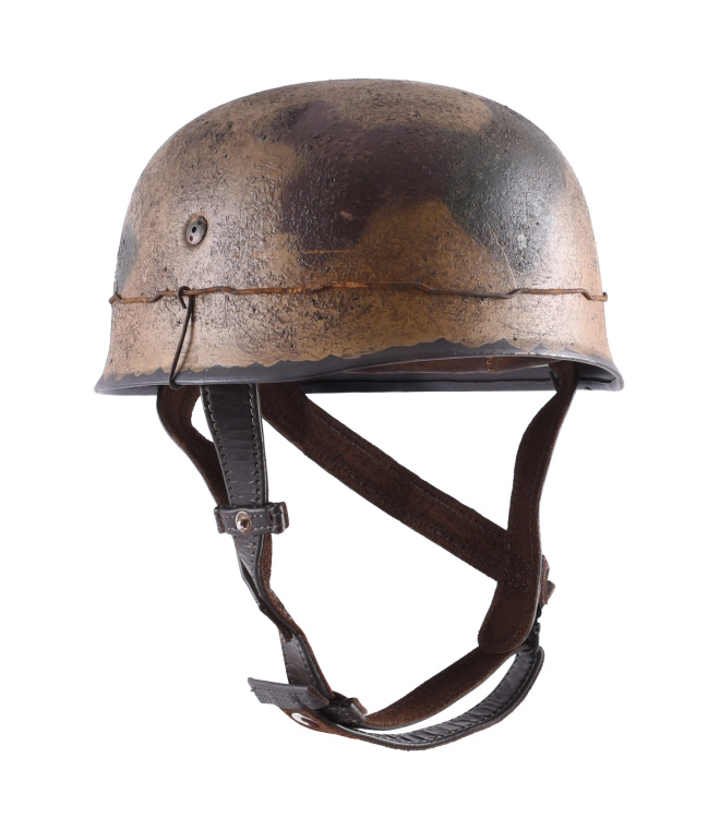 Deutscher Fallschirmjäger-Helm M38 mit Camo-Finish