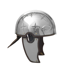 Römerhelm Intercisa II, Stahl