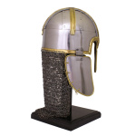 Coppergate Helm, mit unvernieteter Kettenbrünne, 1,6 mm Stahl