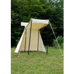 Mittelalterliches Zelt für Kinder, 2 x 2 m, naturfarben