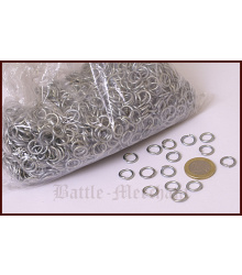 BMSZ 1kg Paket lose Kettenringe, unvernietet, ID8mm,...