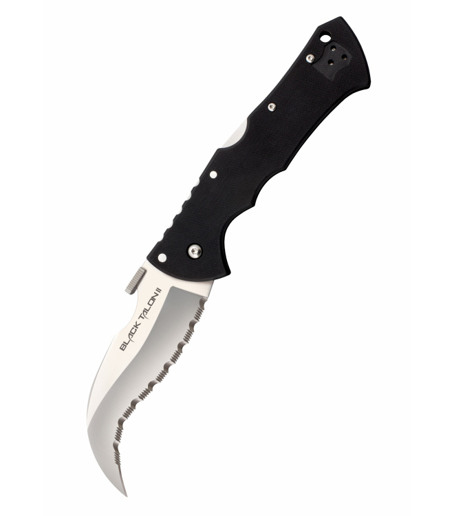 Taschenmesser Black Talon II, S35VN, Wellenschliff