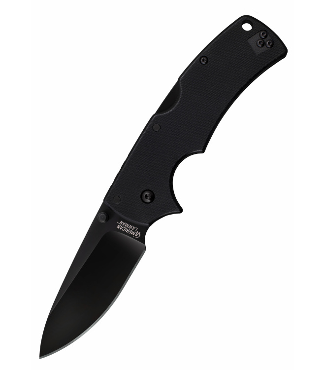 Taschenmesser American Lawman, S35VN, Schwarz