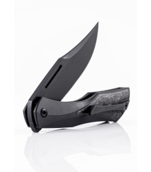 Isham Bladeworks Blackstar V2, All Black, Taschenmesser