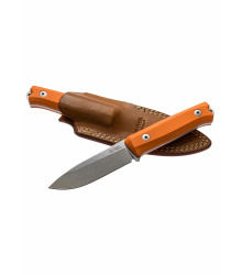 Feststehendes Messer B40 G10, orange, Lionsteel