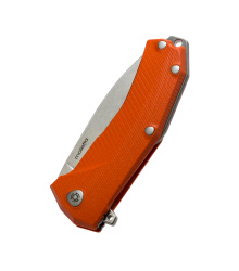 Taschenmesser KUR G10 Orangener Griff, Lionsteel