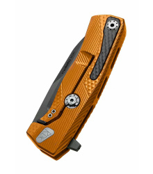 Taschenmesser ROK Aluminium, orange, schwarz, Lionsteel