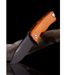 Taschenmesser ROK Aluminium, orange, schwarz, Lionsteel