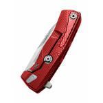 Taschenmesser ROK Aluminium, rot, satiniert, Lionsteel