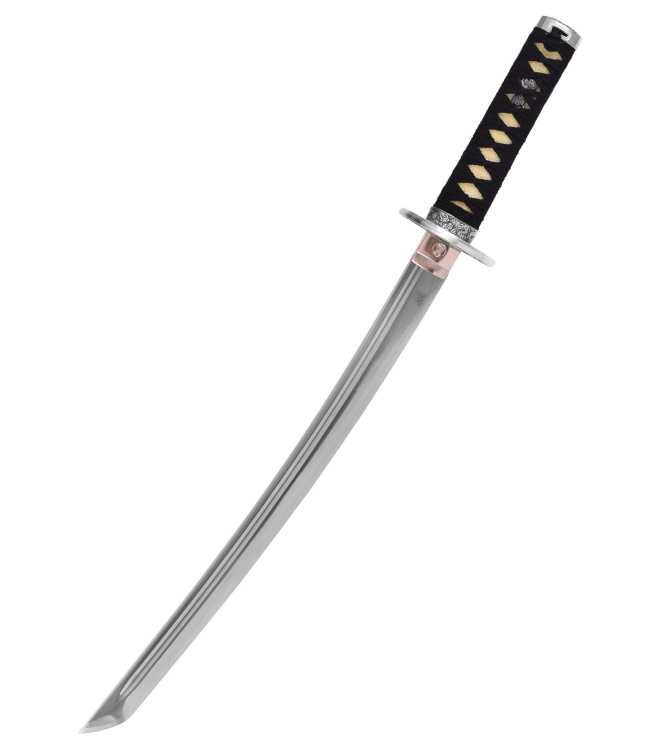 Wakizashi mit schwarzer Holzscheide, Marto