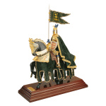 Miniatur Ritter König Arthur auf Pferd, Marto