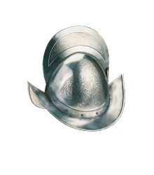 Spanischer Morion Helm, graviert, Marto