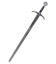 Schwert Robin Hood, silber/blau, mit Zier&auml;tzung