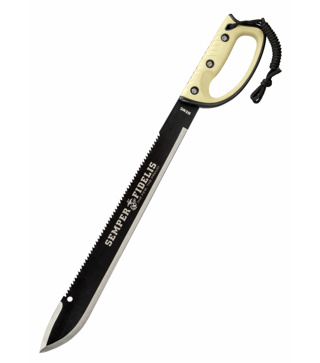 USMC Semper FI Sawback Machete