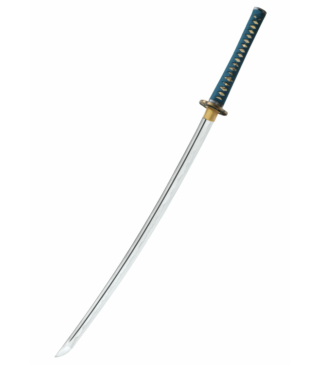 Shikoto Hammer-Forged Longquan Master Teal Katana