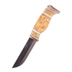 Jagdmesser mit Scheide aus Maserbirke, Wood-Jewel