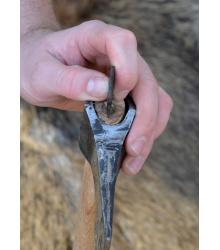 Geschmiedeter Axtkeil zur Stielbefestigung, versch. Größen