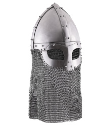 Vendelzeitlicher Spangenhelm mit Kettenbrünne,...