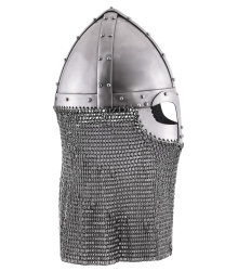 Vendelzeitlicher Spangenhelm mit Kettenbrünne,...
