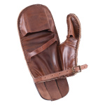 Gepolsterter Fäustling aus Leder für linke Hand