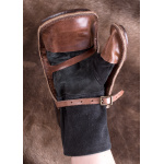 Gepolsterter Fäustling aus Leder für linke Hand