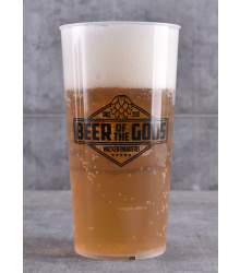 Beer Of The Gods - Kunststoffbecher mit Eichstrich, 330 ml