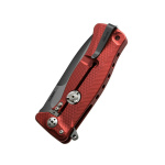 Taschenmesser SR-11 Aluminium rot, schwarz, Lionsteel