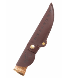 Jagdmesser Karhuleuku, sormisuojalla, Wood Jewel