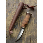Jagdmesser mit Griff aus Birkenrinde, Wood Jewel