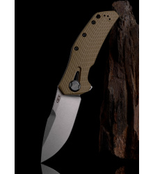 Taschenmesser ZT-0308, KVT G10 Coyote Tan/20CV SW