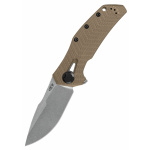 Taschenmesser ZT-0308, KVT G10 Coyote Tan/20CV SW