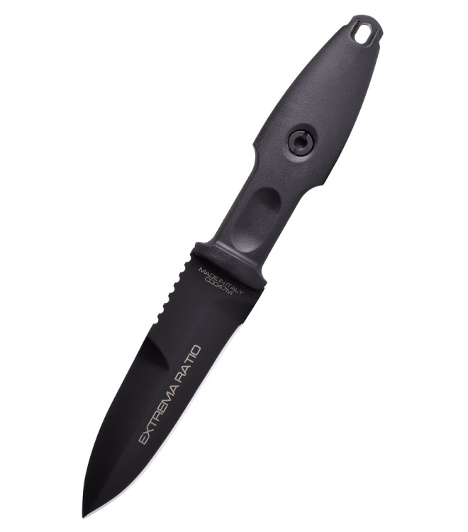 Feststehendes Messer Pugio Single Edge schwarz, Extrema Ratio