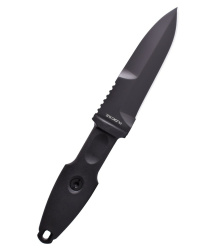 Feststehendes Messer Pugio Single Edge schwarz, Extrema...