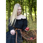 Mittelalter Carmen-Bluse, schwarz M