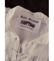 Mittelalter Hemd Corvin mit Schnürung, natur XL